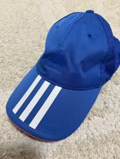 adidas ブルー キャップサイズ54〜57cm