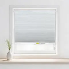 허니컴 쉐이드, 할로우 에어 레이어, 열 차폐, 단열, 드릴링 불필요, 흰색, 60 x 길이, 110cm
