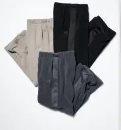 UNIQLO x needles フリースワイドパンツ Sサイズ ブラック