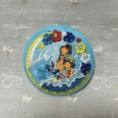 ディズニーキャラクターズ刺繍缶バッジ2/リロ・アンド・スティッチのサムネイル