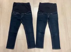 無印良品　マタニティ　ジーンズ　2着セット