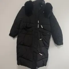 ダウンコート ロング レディース ベンチコート 中綿 アウター ファー付きフード