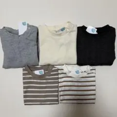 新品　西松屋　トップス 5点セット 保育園　シンプル