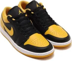 28cm ナイキ エア ジョーダン 1 ロー AIR JORDAN 黒 黄