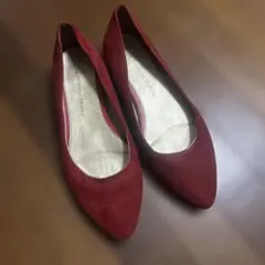 ORiental TRaffic フラットパンプス ボルドー スエード調