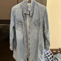 カバーオール デニムジャケット