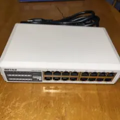 BUFFALO スイッチングハブ LSW3-TX-16NP 本体