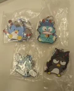 サンリオ モンハン カプセルラバーマスコット　4種セット