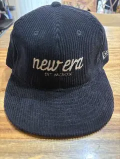 new era コーデュロイキャップ ブラック 7 8/1