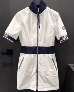 ジーフォアレディースノースリーブ G/FORE ブラックワンピース フード