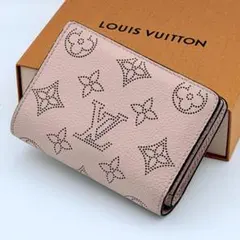 ルイヴィトン モノグラム マヒナ ポルトフォイユ クレア 二つ折り財布 ピンク