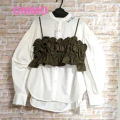 新品】OMMO / SQUARE SLEEVE AIRY SHIRT - メルカリ