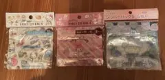 サンリオキャラクターズ ジッパーバッグS 3種セット