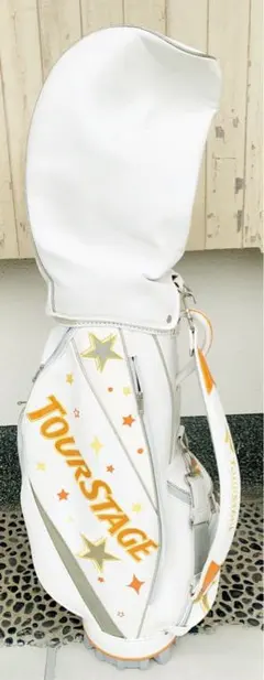 TourStage ゴルフバッグ キャディバッグ ホワイト TourStage ゴルフキャディバッグ 白 TourStage ゴルフキャディ