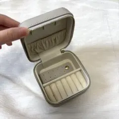 Francfranc アクセサリーケース　ジュエリーボックス　S グレージュのサムネイル