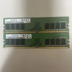 Samsung DDR4 8GB PC4-2666V 2枚セット動作確認済みです