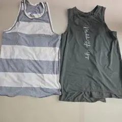 着用1回 Lululemon タイダイ柄 水彩柄 ターコイズ柄 タンクトップ 