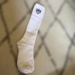 ユリロゴエンブレム刺繍ハイソックス　オフ白のサムネイル