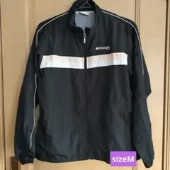 Kaepa ブラック レディース　ウィンドブレーカー　裏地メッシュ　sizeM