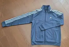 adidas グレー ジップアップジャケット　150cm