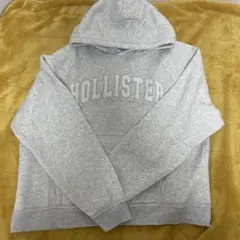 Hollister グレー フード付きパーカー