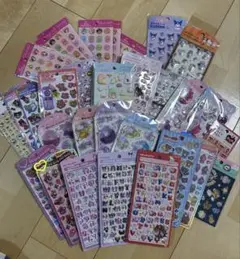 32点まとめ売り♡ボンボンドロップシール　うるちゅるウォーターシールタイルシール