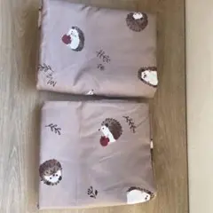 【新品未使用】ハリネズミ柄 シーツ 掛け布団カバー敷布団カバーセット