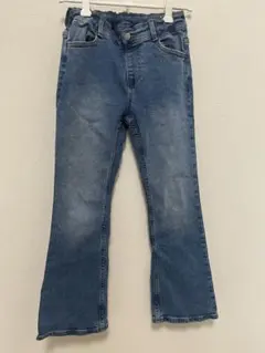 GIRLSストレッチスリムフレアジーンズ　130