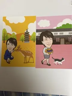 さなえちゃん ポストカード（シークレット柄）高市早苗 - メルカリ