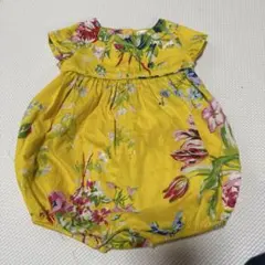 花柄ロンパース