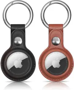 2個セットAirTag ケース AirTagカバー　エアタグキーホルダー