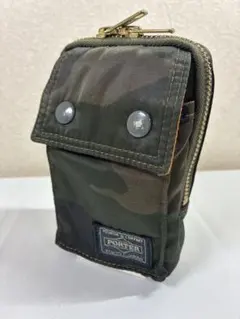 [未使用級]　PORTER　タンカー　カモフラ　モバイルポーチ　30TH 未使用級] PORTER タンカー カモフラ モバイルポーチ 30TH - メルカリ