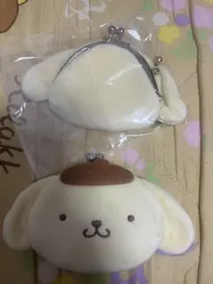 サンリオ ポムポムプリン ガマ口ポーチ