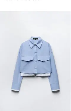 クロップドシャツ