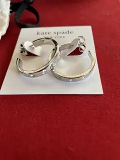 kate spade フープピアス