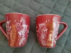 クリスマスデザイン マグカップ 2個セット