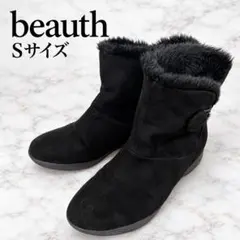 beauth ショートブーツ ボア HEEL SHOCK ZONE S ファー