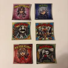 【6枚セット】エヴァンゲリオン ビックリマンシール エヴァックリマンシール