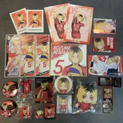 新品 ハイキュー！！ 孤爪研磨 グッズセット ぬいぐるみ 缶バッジ アクスタ他