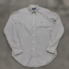 ラルフローレン ボタンダウン ストライプシャツ メンズL