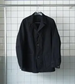 COMOLI ブラックデニムワークジャケット　サイズ③