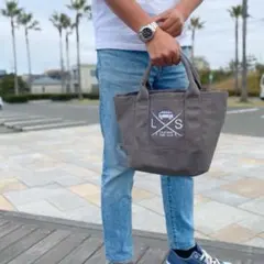 再入荷　LUSSO SURF ミニトートバッグ　グレー☆ベイフロー