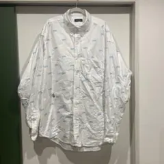 希少 NAUTICA ロゴプリントシャツ XXL 213-1033 ビッグサイズ