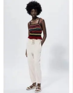 新品　ZARA ジョガーパンツ