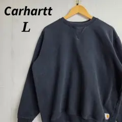 Carhartt　カーハート　スウェット　L　ブラック　ロゴ