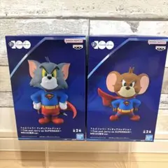 トムとジェリー スーパーマン フィギュア 2体セット