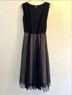 ストロベリーフィールズ　ドット　チュール　ワンピース　ブラック