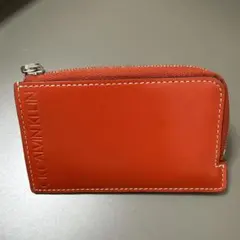 CK CALVIN KLEIN カードケース付きコインケース　オレンジ