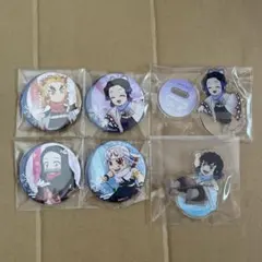 鬼滅の刃 ジャンプフェスタ2022 缶バッジ アクリルスタンド　6点セット