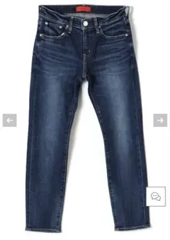 RED CARD スリムテーパードデニム